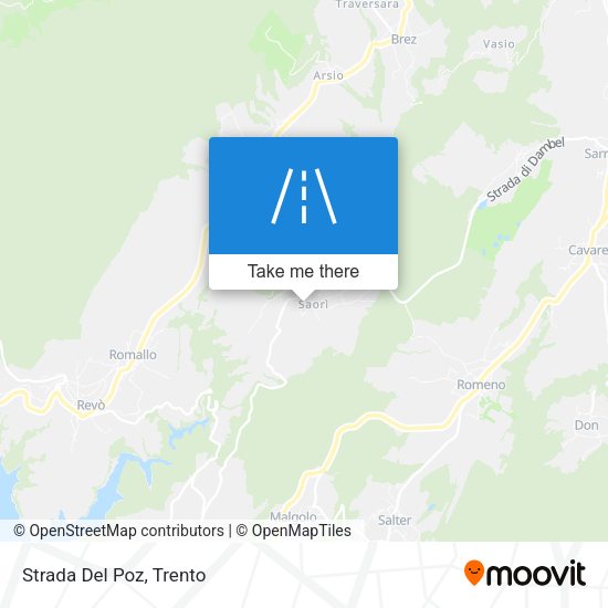 Strada Del Poz map