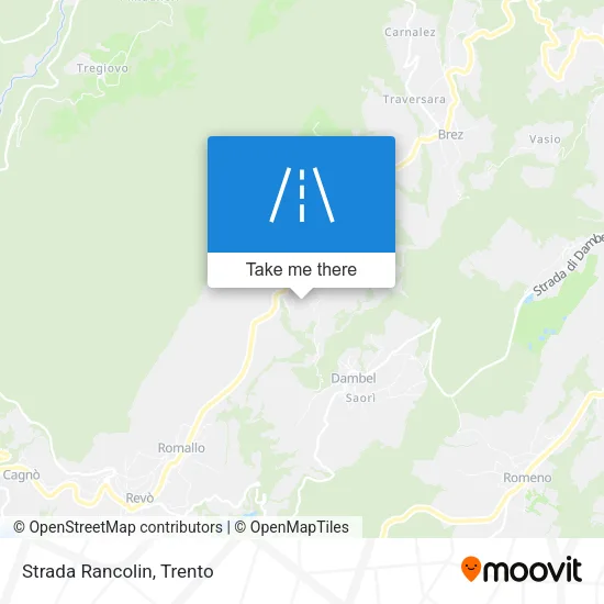 Strada Rancolin map