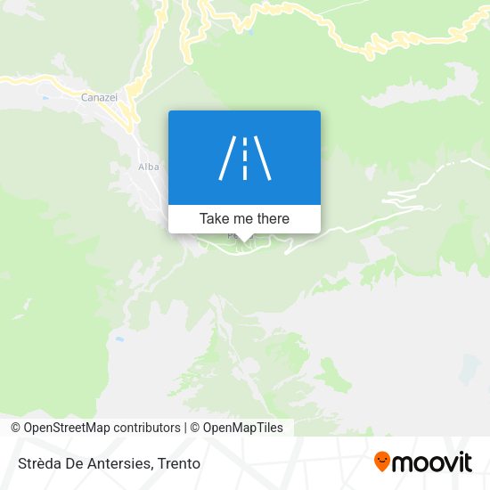 Strèda De Antersies map