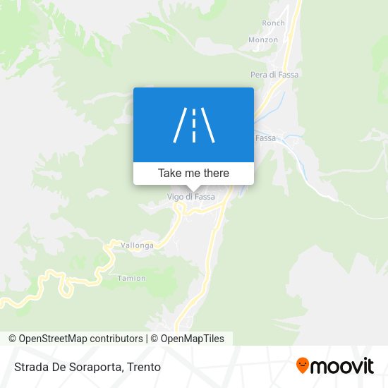 Strada De Soraporta map