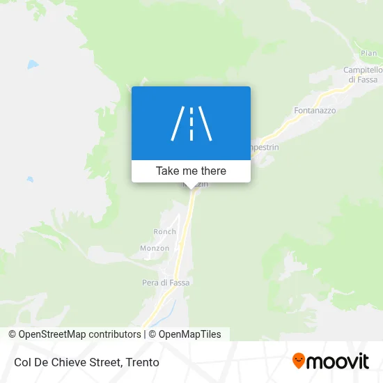 Col De Chieve Street map