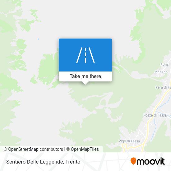 Sentiero Delle Leggende map