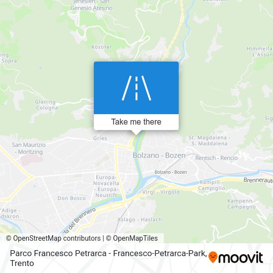 Parco Francesco Petrarca - Francesco-Petrarca-Park map