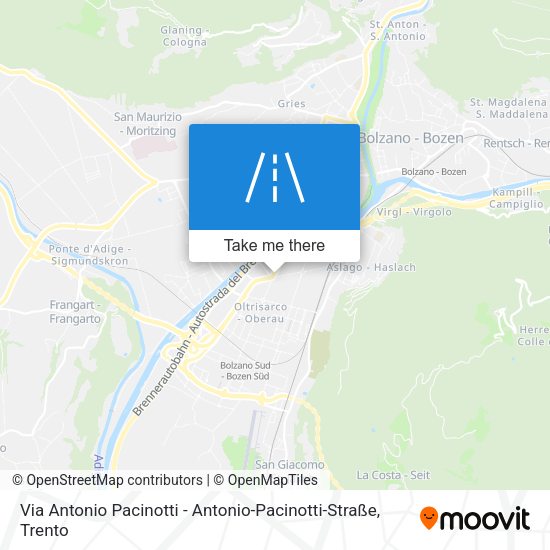 Via Antonio Pacinotti - Antonio-Pacinotti-Straße map