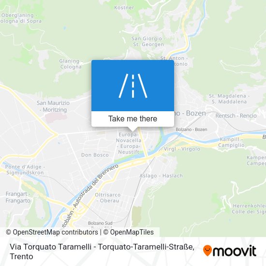 Via Torquato Taramelli - Torquato-Taramelli-Straße map