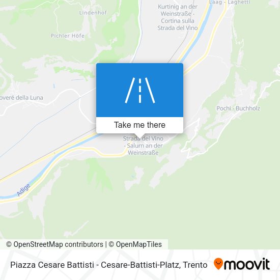 Piazza Cesare Battisti - Cesare-Battisti-Platz map