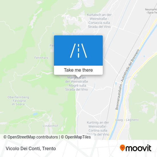 Vicolo Dei Conti map