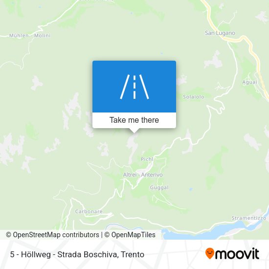 5 - Höllweg - Strada Boschiva map