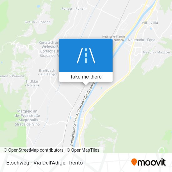 Etschweg - Via Dell'Adige map