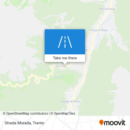 Strada Murada map