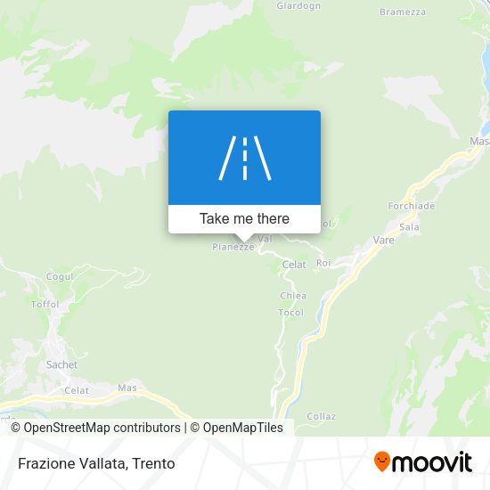 Frazione Vallata map
