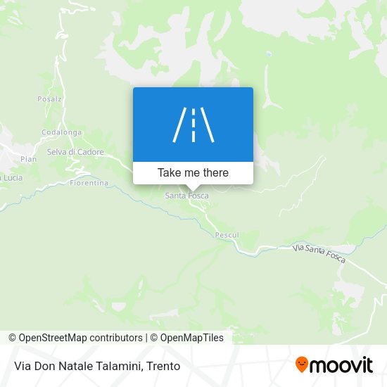 Via Don Natale Talamini map