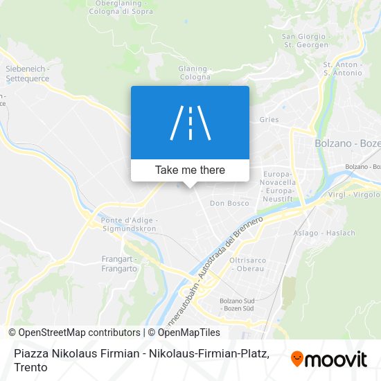 Piazza Nikolaus Firmian - Nikolaus-Firmian-Platz map