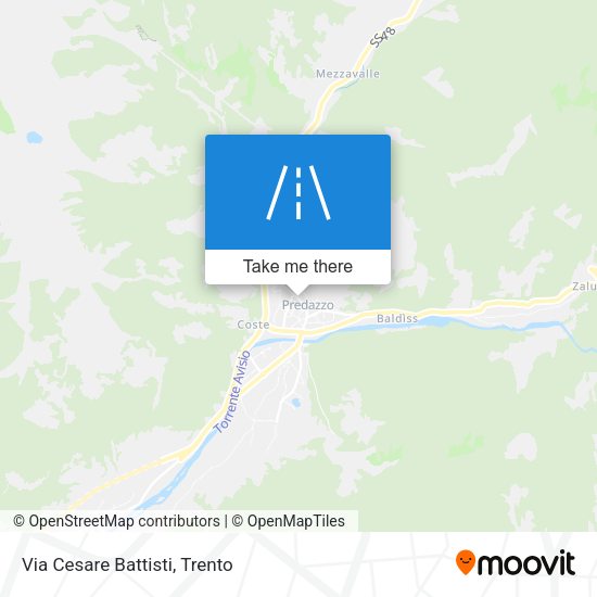 Via Cesare Battisti map