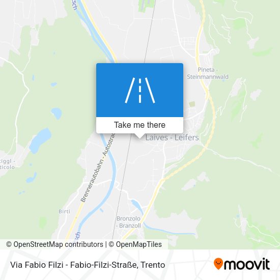 Via Fabio Filzi - Fabio-Filzi-Straße map