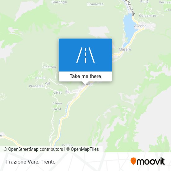 Frazione Vare map