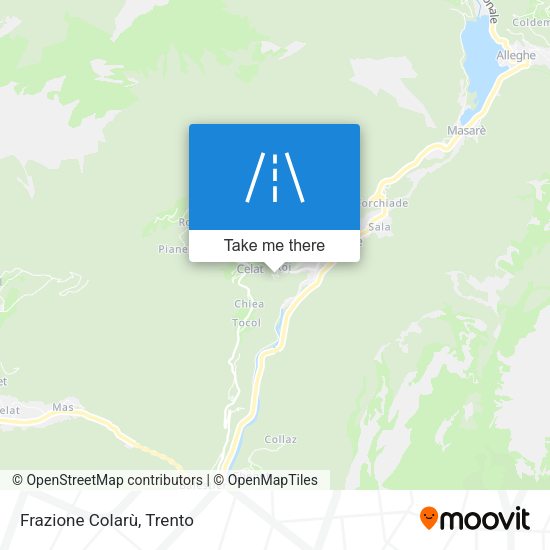 Frazione Colarù map