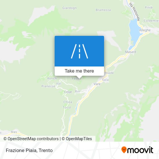 Frazione Piaia map