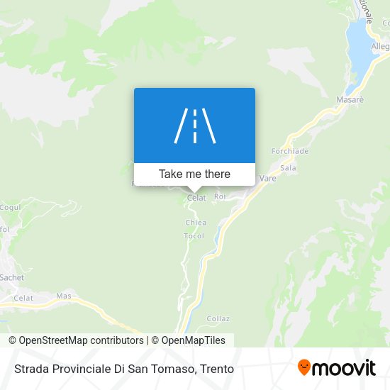 Strada Provinciale Di San Tomaso map