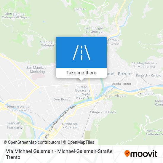 Via Michael Gaismair - Michael-Gaismair-Straße map
