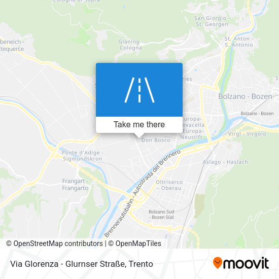 Via Glorenza - Glurnser Straße map