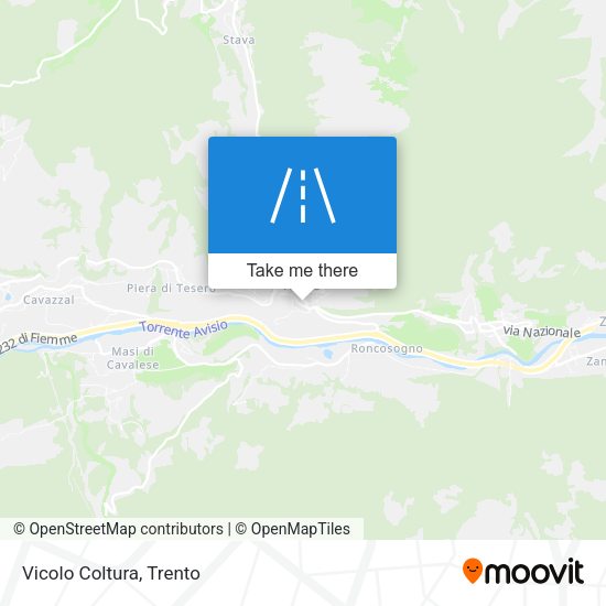 Vicolo Coltura map