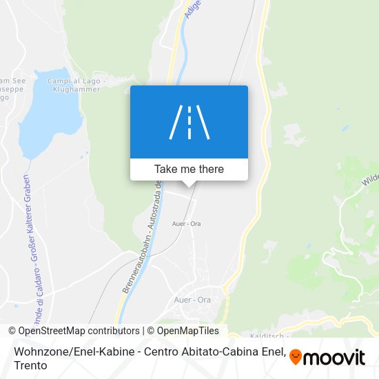Wohnzone / Enel-Kabine - Centro Abitato-Cabina Enel map