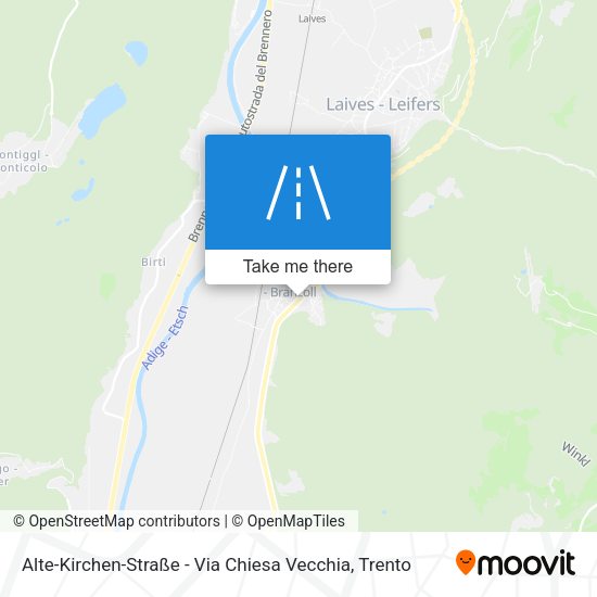 Alte-Kirchen-Straße - Via Chiesa Vecchia map