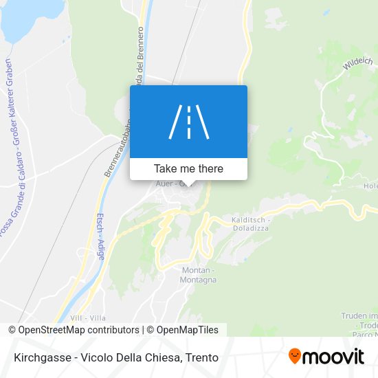 Kirchgasse - Vicolo Della Chiesa map