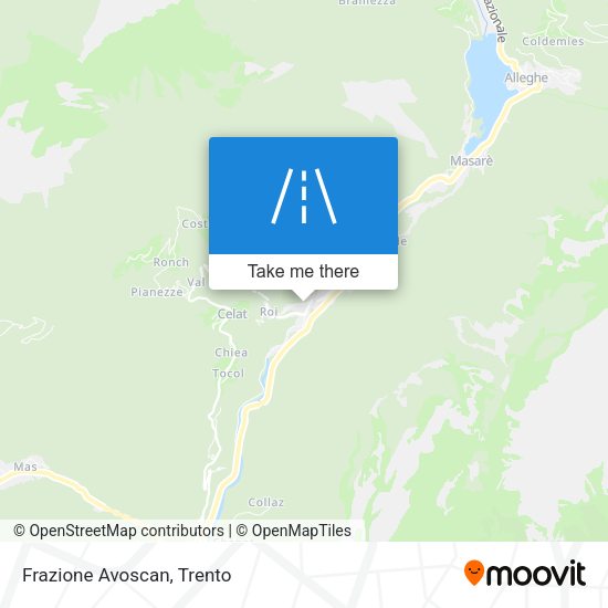 Frazione Avoscan map