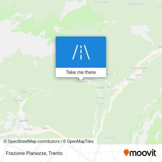 Frazione Pianezze map