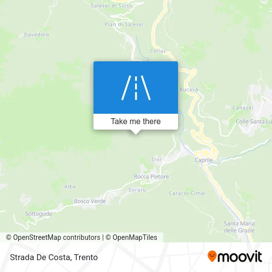 Strada De Costa map