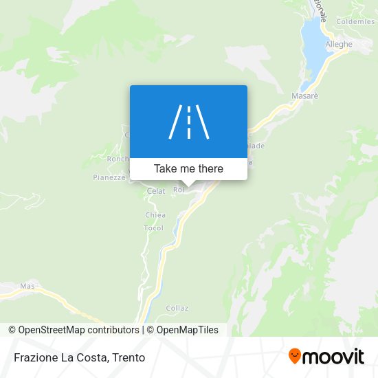 Frazione La Costa map