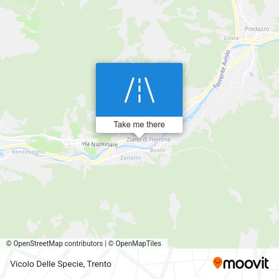 Vicolo Delle Specie map
