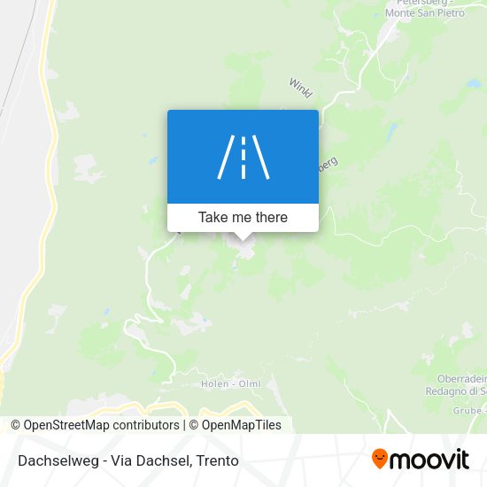 Dachselweg - Via Dachsel map