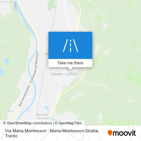 Via Maria Montessori - Maria-Montessori-Straße map