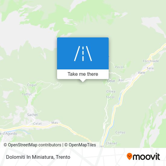 Dolomiti In Miniatura map
