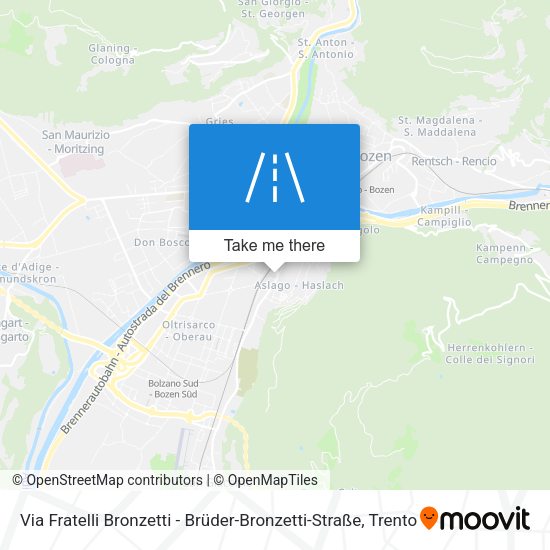 Via Fratelli Bronzetti - Brüder-Bronzetti-Straße map