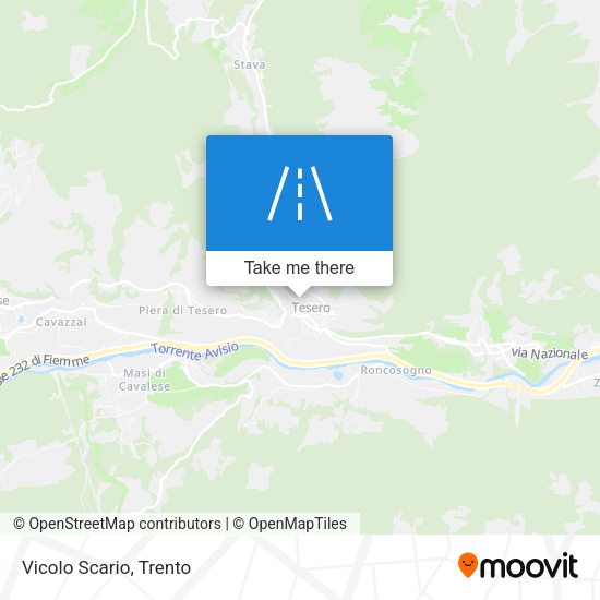 Vicolo Scario map