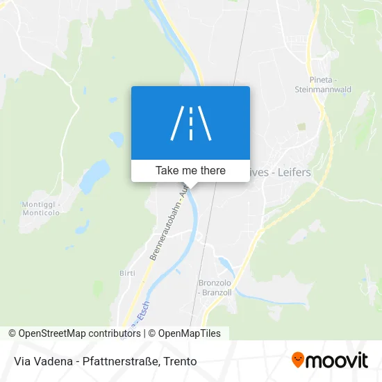 Via Vadena - Pfattnerstraße map