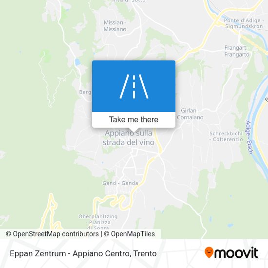 Eppan Zentrum - Appiano Centro map