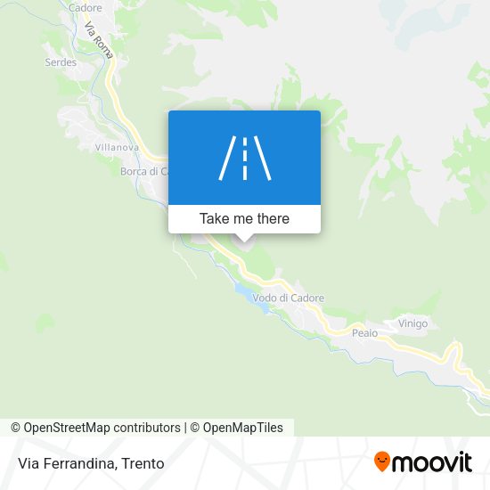Via Ferrandina map