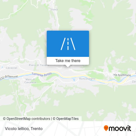 Vicolo Iellico map