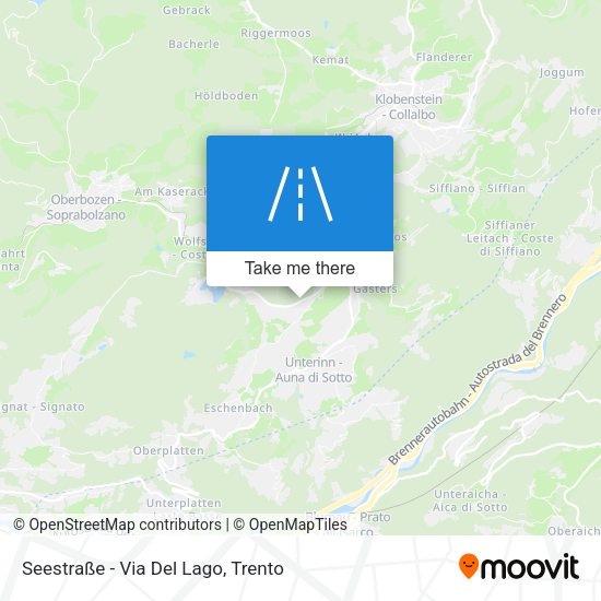 Seestraße - Via Del Lago map
