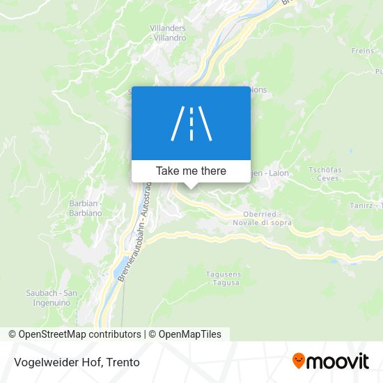 Vogelweider Hof map