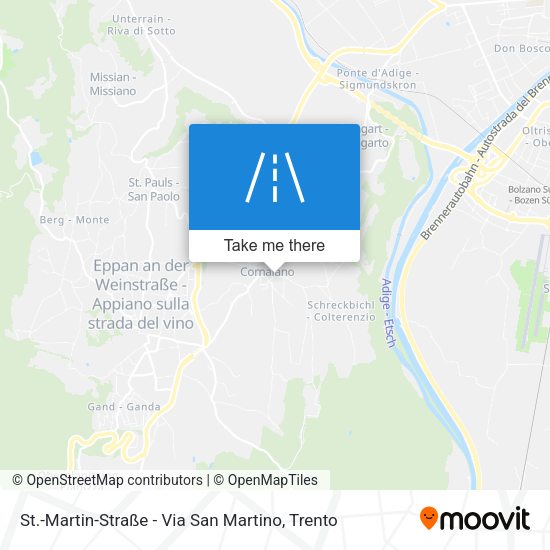 St.-Martin-Straße - Via San Martino map