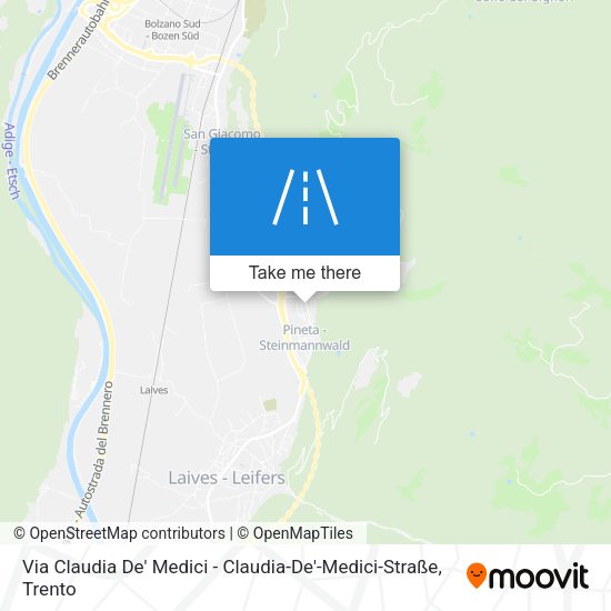 Via Claudia De' Medici - Claudia-De'-Medici-Straße map