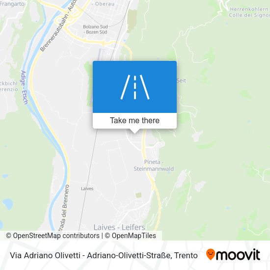 Via Adriano Olivetti - Adriano-Olivetti-Straße map