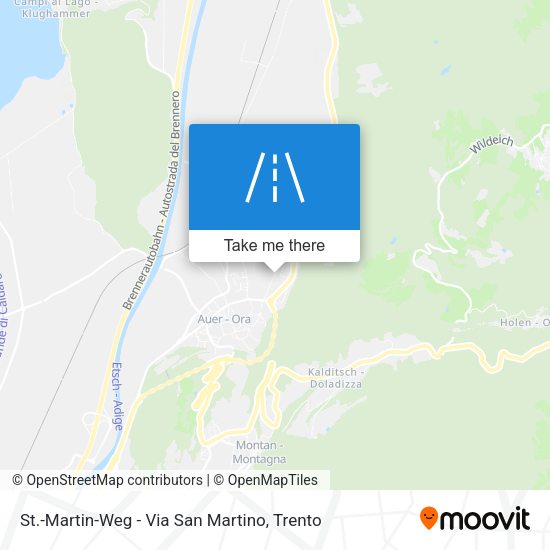 St.-Martin-Weg - Via San Martino map