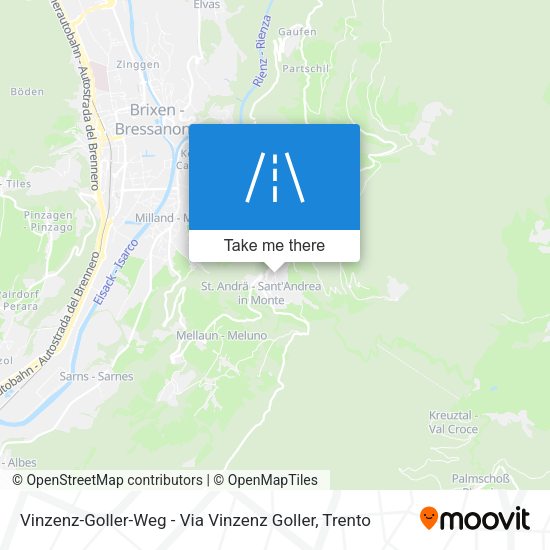 Vinzenz-Goller-Weg - Via Vinzenz Goller map